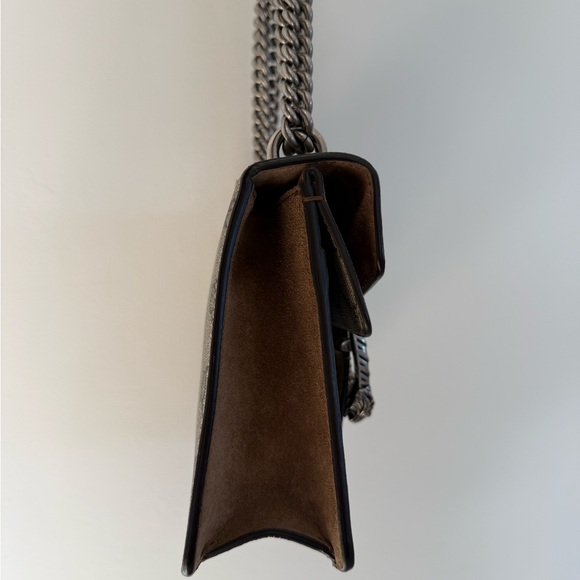 Gucci Taupe Dionysus GG supreme Shoulder Bag - Picture 4 of 6